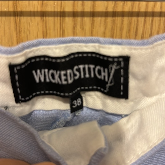 NEW Wicked Stitch Light Blue Shorts - Size 38 - Picture 5 of 7